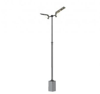 太阳能双路灯SU模型下载_sketchup草图大师SKP模型