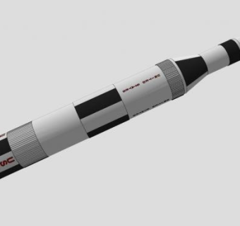 飞行中的火箭SU模型_su模型下载 草图大师模型_SKP模型