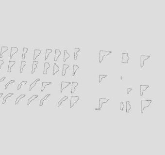 石膏线家装截面SU模型下载_sketchup草图大师SKP模型