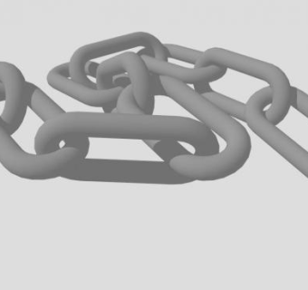 粗铁链的SU模型设计_su模型下载 草图大师模型_SKP模型