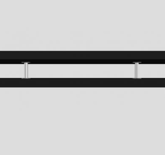 现代黑褐色电视柜SU模型下载_sketchup草图大师SKP模型