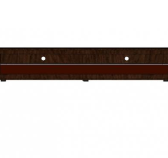 黑橡木电视柜SU模型下载_sketchup草图大师SKP模型