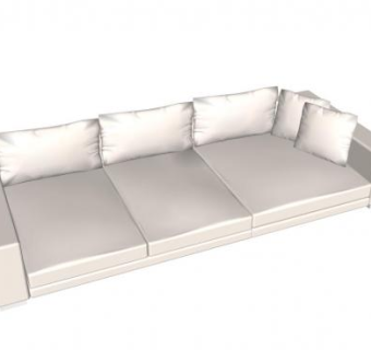 现代沙发布鲁克林沙发SU模型下载_sketchup草图大师SKP模型