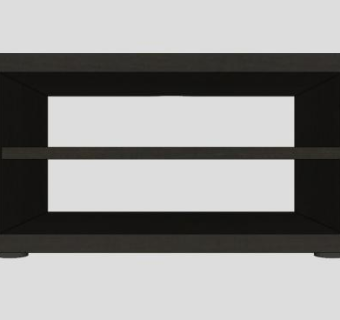 黑褐色现代电视柜SU模型下载_sketchup草图大师SKP模型