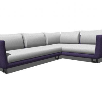 现代简约沙发座椅SU模型下载_sketchup草图大师SKP模型