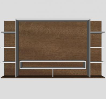 液晶 电视柜SU模型下载_sketchup草图大师SKP模型