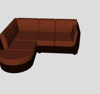 詹妮弗沙发L型沙发SU模型下载_sketchup草图大师SKP模型