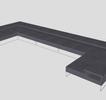 现代沙发翠贝卡沙发SU模型下载_sketchup草图大师SKP模型