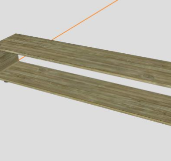 液晶电视的电视柜SU模型下载_sketchup草图大师SKP模型