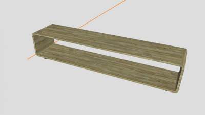 液晶电视的电视柜SU模型下载_sketchup草图大师SKP模型