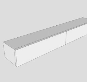 意大利风格现代电视柜SU模型下载_sketchup草图大师SKP模型