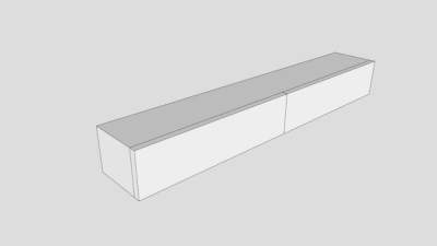 意大利风格现代电视柜SU模型下载_sketchup草图大师SKP模型