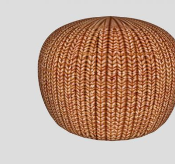 懒人沙发针织软垫SU模型下载_sketchup草图大师SKP模型