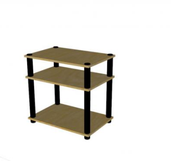 现代小型电视柜SU模型下载_sketchup草图大师SKP模型