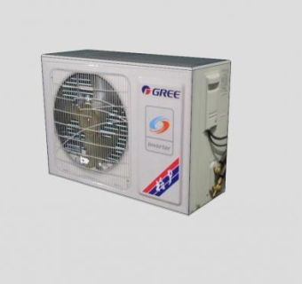 格力空调外机的SU模型设计_su模型下载 草图大师模型_SKP模型