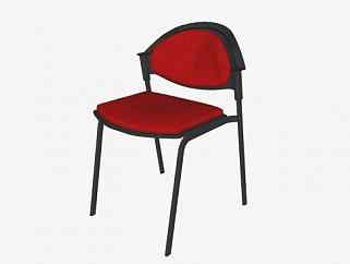红色折叠<em>塑料椅</em>SU模型下载_sketchup草图大师SKP模型