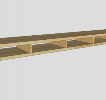 木制电视长柜SU模型下载_sketchup草图大师SKP模型