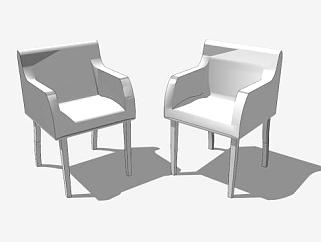 软垫<em>餐椅</em>SU模型下载_sketchup草图大师SKP模型