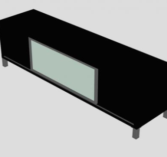 卡布奇诺简约电视柜SU模型下载_sketchup草图大师SKP模型