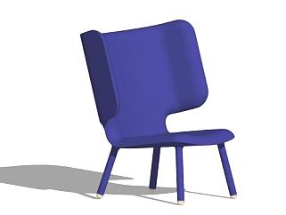 临时座椅躺椅SU模型下载_sketchup草图大师SKP模型