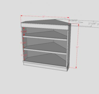 白色现代定制电视柜SU模型下载_sketchup草图大师SKP模型