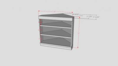 白色现代定制电视柜SU模型下载_sketchup草图大师SKP模型