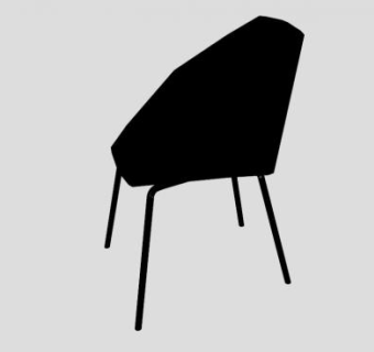 罗塞特罗歇椅SU模型下载_sketchup草图大师SKP模型