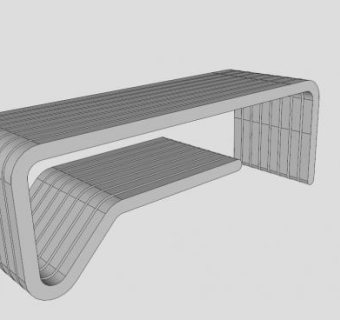 简欧现代电视柜SU模型下载_sketchup草图大师SKP模型