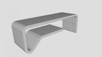 简欧现代电视柜SU模型下载_sketchup草图大师SKP模型