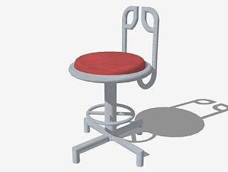 厨房椅子SU模型下载_sketchup草图大师SKP模型