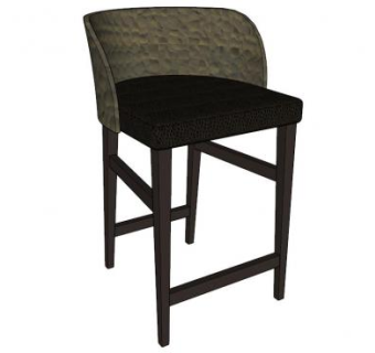 休闲座椅杆凳SU模型下载_sketchup草图大师SKP模型