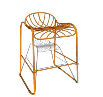 马克产品网厨凳SU模型下载_sketchup草图大师SKP模型