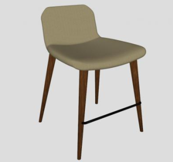 棕色软座SU模型下载_sketchup草图大师SKP模型