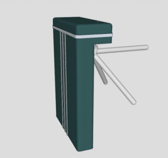 车站检票机的SU模型_su模型下载 草图大师模型_SKP模型