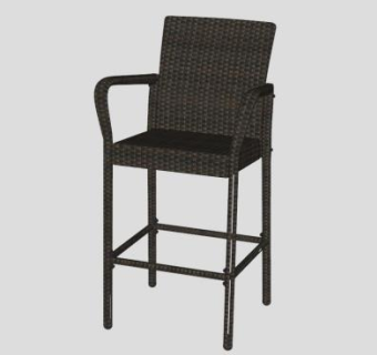 编制座椅SU模型下载_sketchup草图大师SKP模型