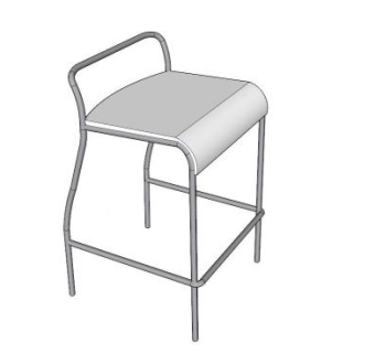 方凳座椅SU模型下载_sketchup草图大师SKP模型