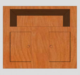 实木简单电视柜SU模型下载_sketchup草图大师SKP模型