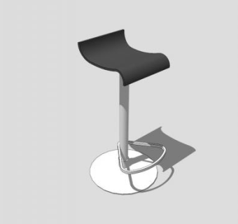 酒吧凳子压电陶瓷椅SU模型下载_sketchup草图大师SKP模型