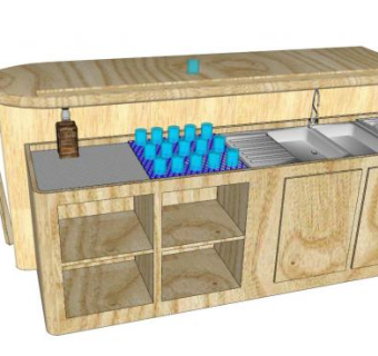 家庭娱乐酒吧座椅SU模型下载_sketchup草图大师SKP模型