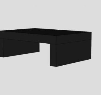 简单的电视柜黑木SU模型下载_sketchup草图大师SKP模型