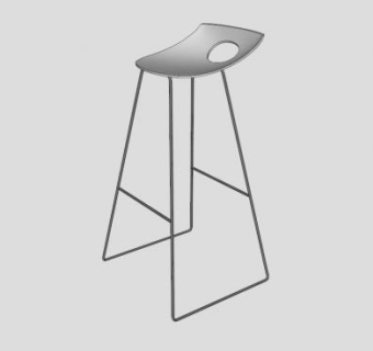 酒吧凳子座椅SU模型下载_sketchup草图大师SKP模型