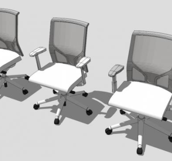 办公座椅SU模型下载_sketchup草图大师SKP模型