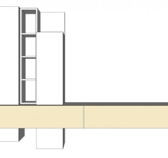 现代条形电视柜SU模型下载_sketchup草图大师SKP模型