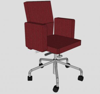 吧椅高背椅SU模型下载_sketchup草图大师SKP模型