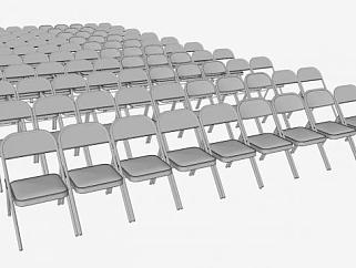 折叠椅<em>会议椅</em>SU模型下载_sketchup草图大师SKP模型
