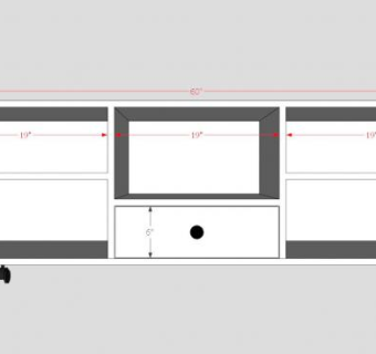 豪华灰色电视站SU模型下载_sketchup草图大师SKP模型