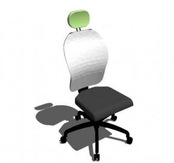 高背座椅访客椅SU模型下载_sketchup草图大师SKP模型