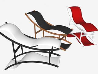 甲板椅子<em>家具</em>躺椅SU模型下载_sketchup草图大师SKP模型