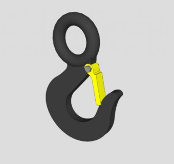 叉车吊钩的SU模型设计_su模型下载 草图大师模型_SKP模型