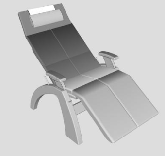 触摸完美躺椅SU模型下载_sketchup草图大师SKP模型